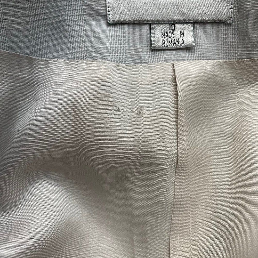 John Meyer Gray Plaid Button Front Jacket Blazer … - image 13